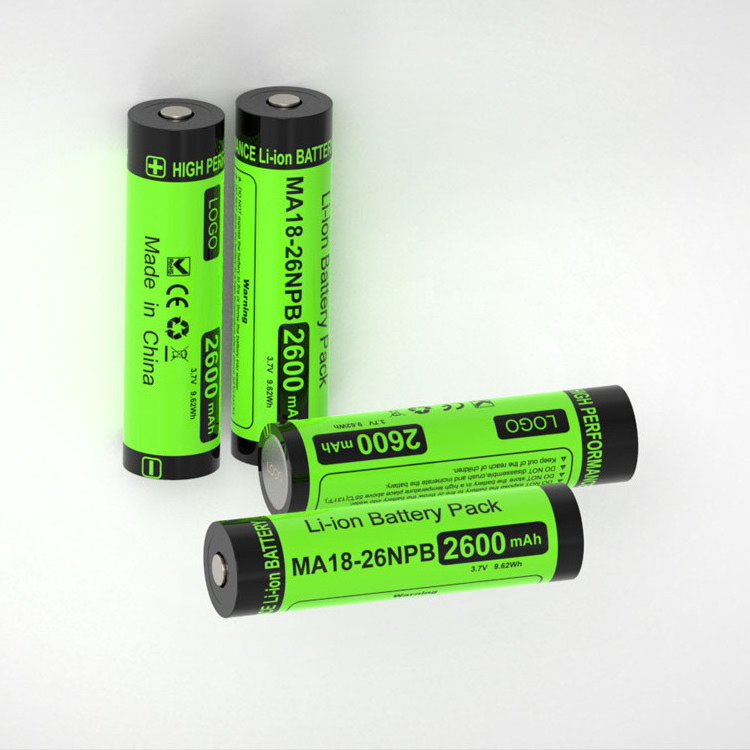 18650 rechargeable battery lithium 3.7v 2600mah  3500mah for flashlight torch work lights headlamp