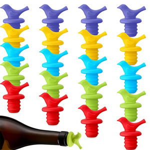 Silicone Wine Stoppers Replace a cork Airtight seal on Bottles Wine Bottle Stopper Wine Saver Gifts Easy to clean