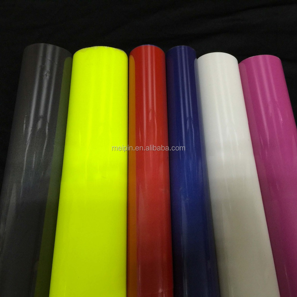 High Visibility heat transfer paper Customized Colorful reflective film material from china(Cut & Print)