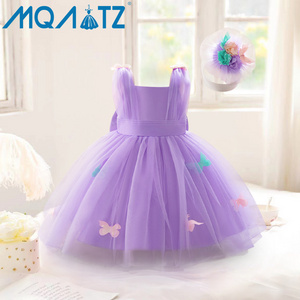 MQATZ Customize Girls Tutu Dress 3D Butterfly Baby Girls' Dresses Princess Party Tutu Ball Gowns dress for girls