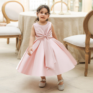 MQATZ Toddler Baby Girl Easter Dress Sleeveless Casual Princess Dresses Summer Outfits Bow Party Dress