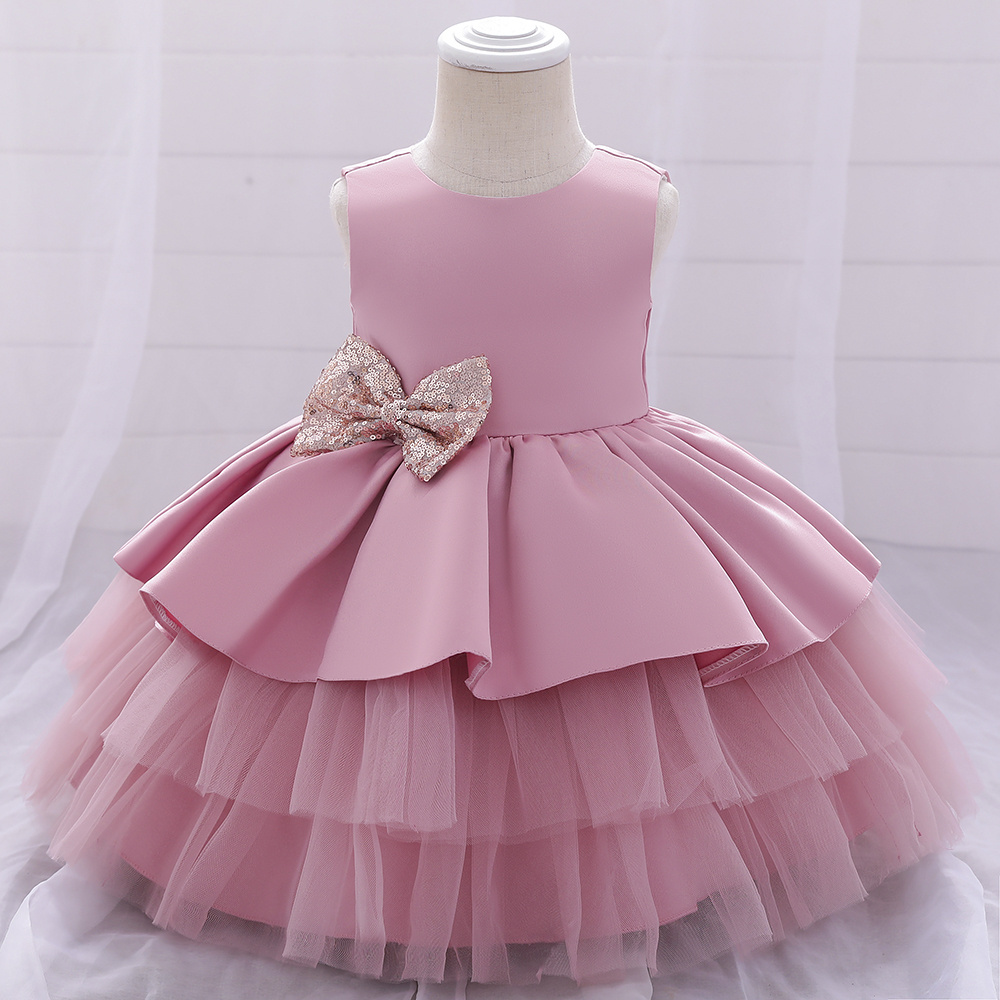 MQATZ Top Sale Sequin Newborn Flower Girl Party Dress 10 Colors Puffy Ball Gown Lovely Girls Birthday Tutu Dress  L1966XZ