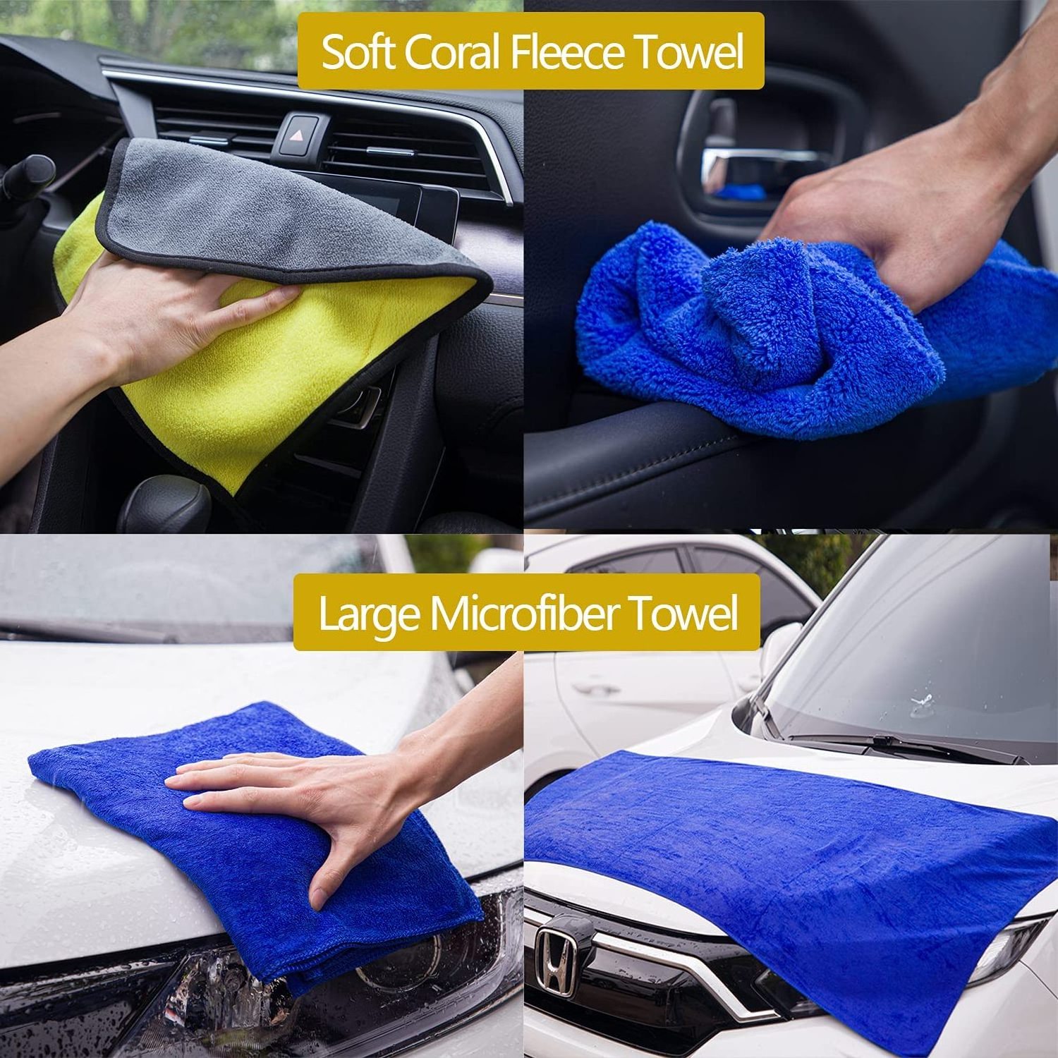 Customized Auto Wash Brush Set Detailing Drill Brush Set Car Care Wash Interior Cleaning Kit