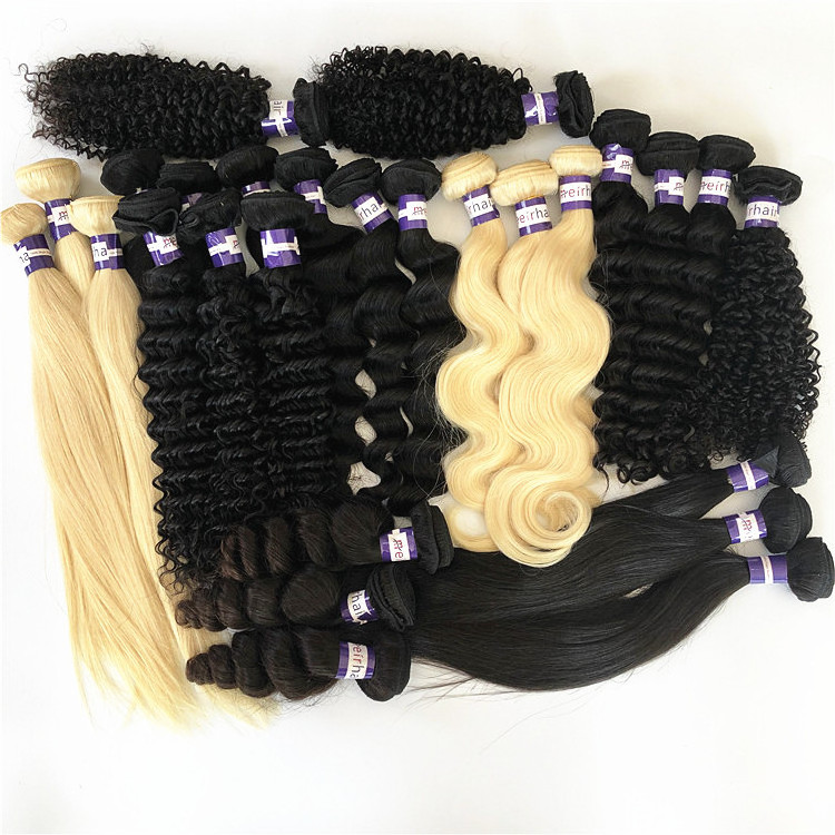 Wholesale Remy Natural Virgin Brazilian Human Hair Extensions 100% Real Human Hair Extensions Bundles