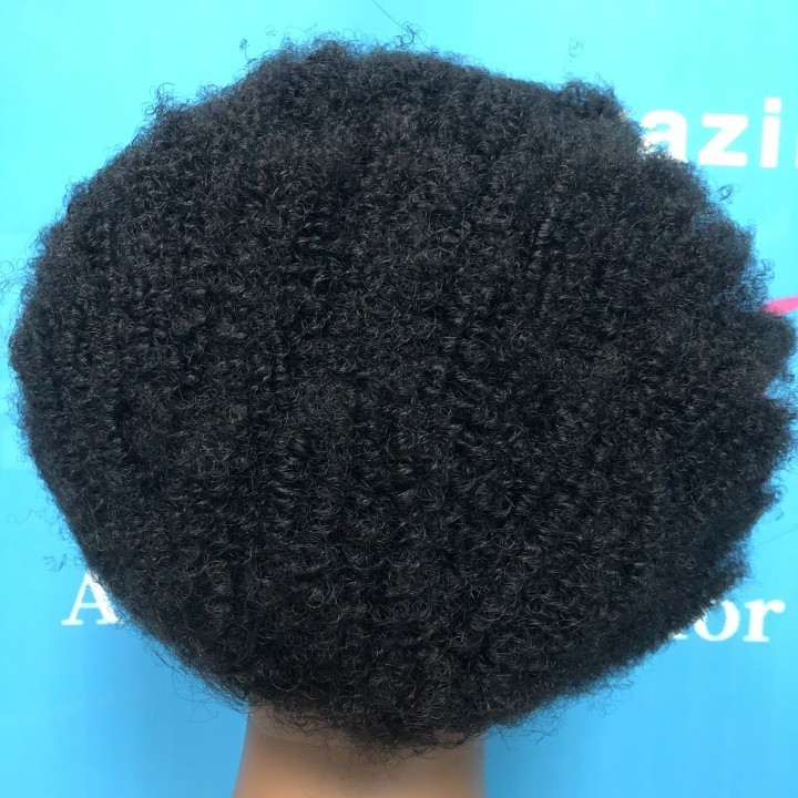 Hairpieces Full Lace Toupee Human Hair Replacement Toupee afro toupee for black men