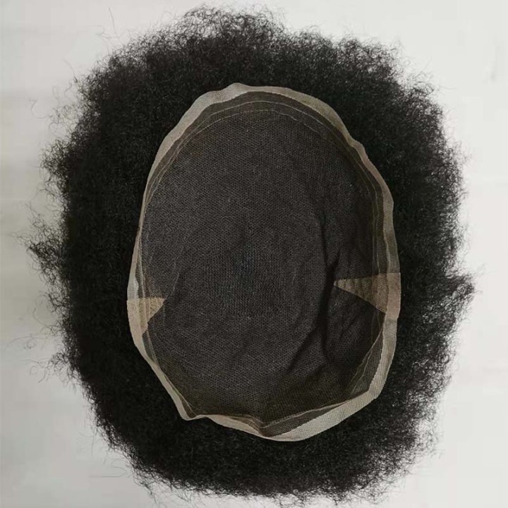 Hairpieces Full Lace Toupee Human Hair Replacement Toupee afro toupee for black men