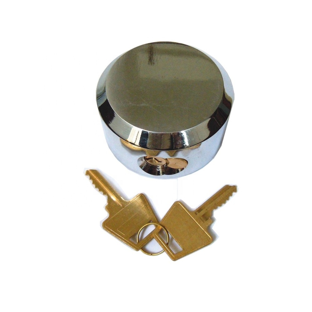 73mm Round Puck Van Garage High Security Hardened Steel Padlock