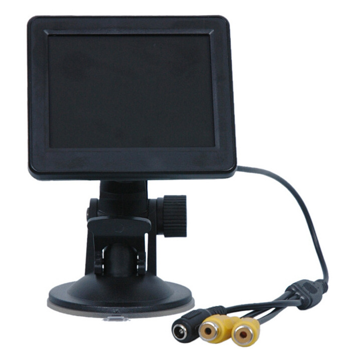 3.5 inch tft lcd standalone plastic car roof monitor mini tv car monitor car reversing monitors