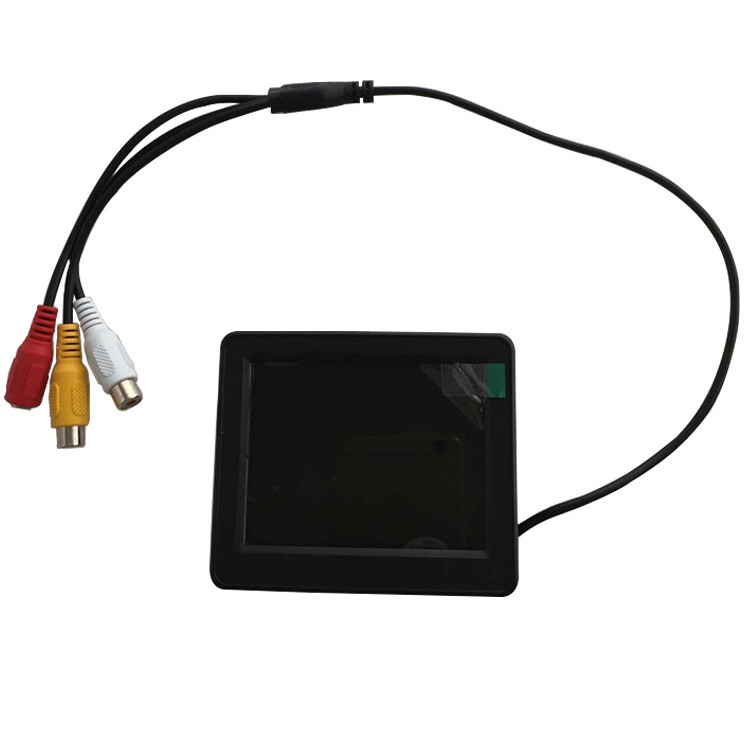 3.5 inch tft lcd standalone plastic car roof monitor mini tv car monitor car reversing monitors