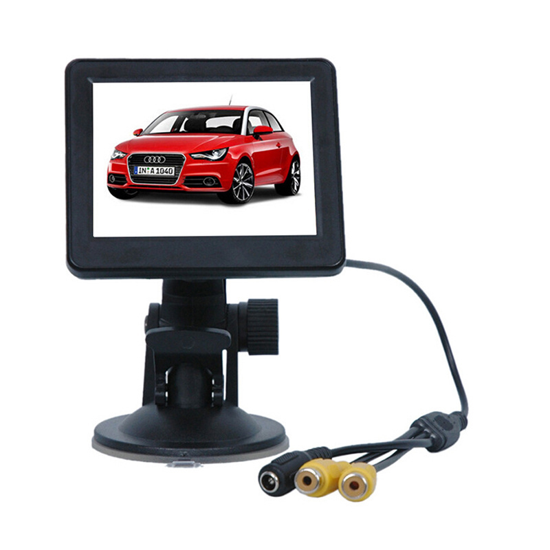 3.5 inch tft lcd standalone plastic car roof monitor mini tv car monitor car reversing monitors