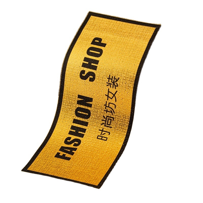 Deson Adhesive Custom Printing Private Logo Vinyl Gold Foil Cigar Band Wrapper Sticker Label