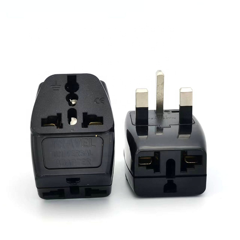 UK Universal Travel Adapter Led Strip Telephone TV 1 to 3 Extended Wall Plug Adapters USA Dubai India Electric Plug Converter