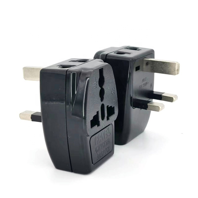 UK Universal Travel Adapter Led Strip Telephone TV 1 to 3 Extended Wall Plug Adapters USA Dubai India Electric Plug Converter