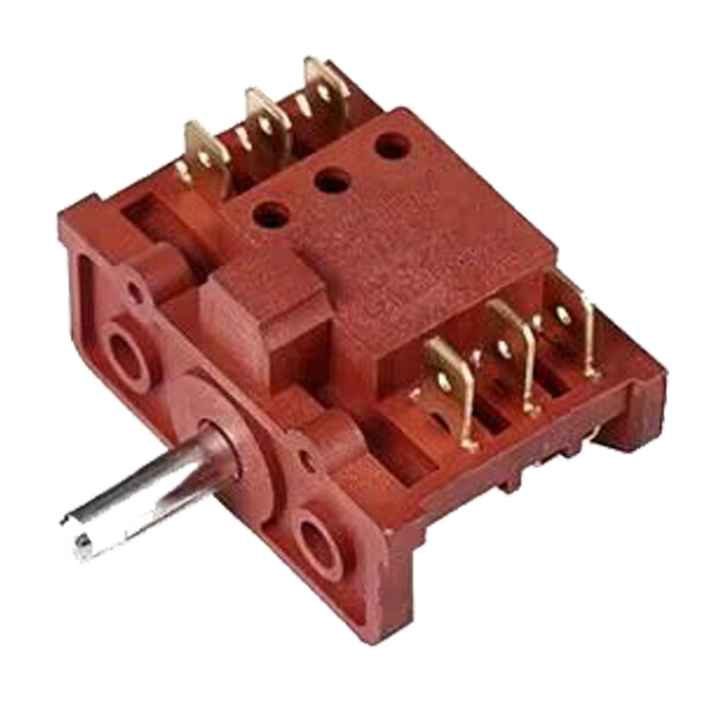 16A T150 AC Oven Switch 4Gear Position Electric Heater Switch 6pin Knob Rotary Selector Switch