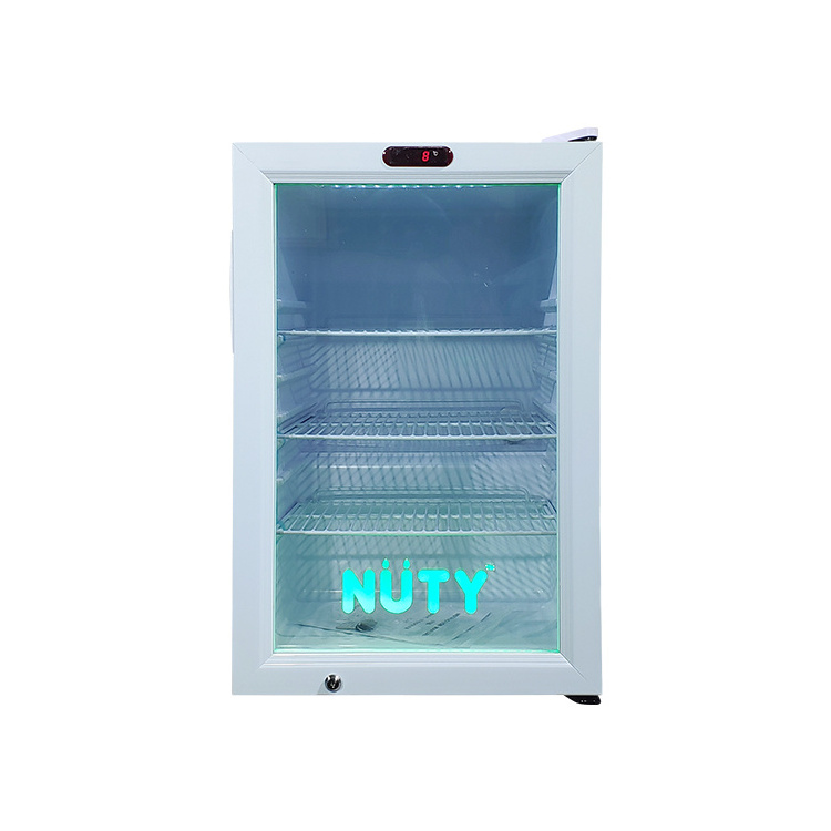 Meisda 68L Hot Sale Small Commercial Display Mini Bar Fridge With Glass Door