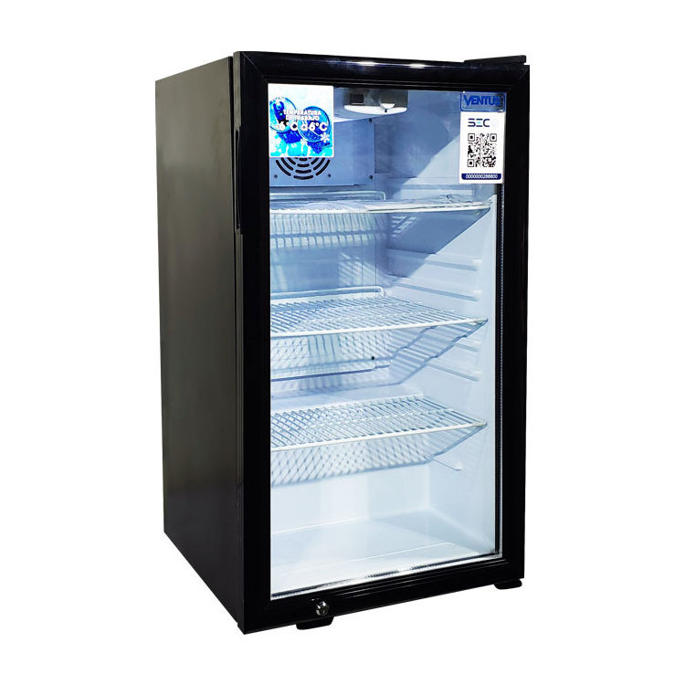 Meisda CE 98L Commercial Refrigerator Energy Drink Display Mini Fridge With LED Logo