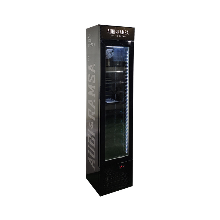 Meisda SD105B 105L Used upright display cabinets ice cream freezer with glass doors