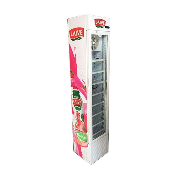 Meisda SC105B Slim Used Glass Door Redbull Beverage Vertical Display Refrigerator 105L With ETL