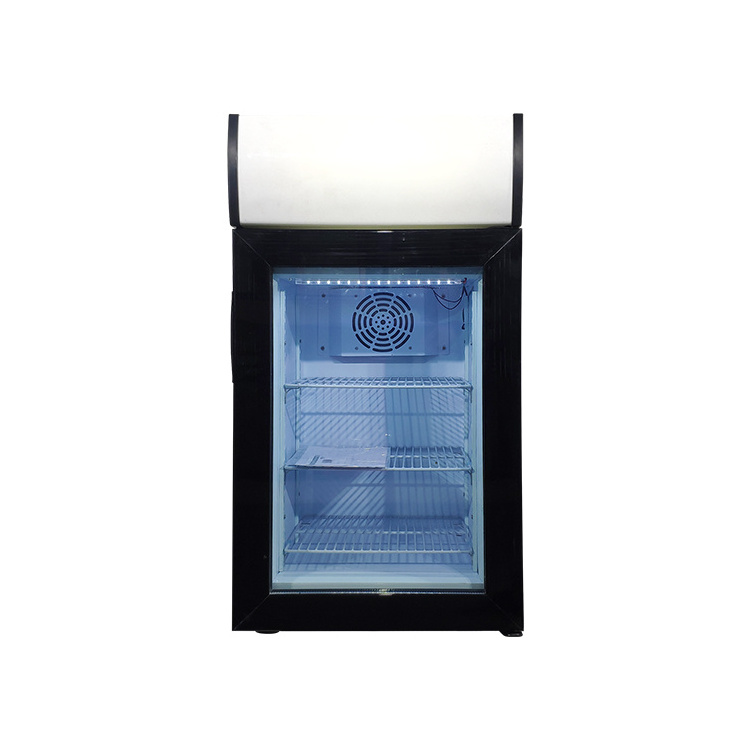 MEISDA SD50B 50L Upright Refrigeration Mini Bar Frozen Food Ice Cream Popsicle Display Freezer For Home