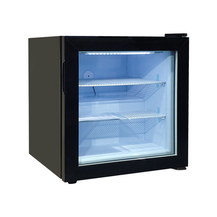 Meisda SD55 Low Power Consumption Showcase Small Table Top Mini Freezer For Supermarket