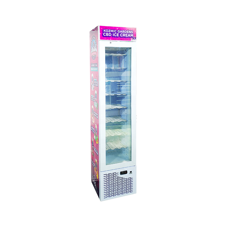 Meisda SD105B 105L Meisda Slim Display Freezer Upright Frost Free Ice Cream Promotion Showcase Freezer