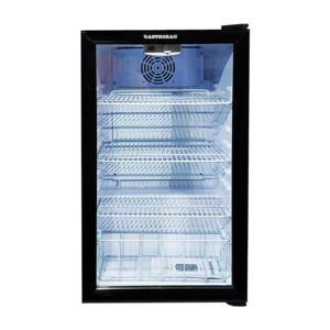 Meisda OEM Lock Hotel Energy Drink 98L Display Cooler Single Door Mini Display Fridge with Glass Door