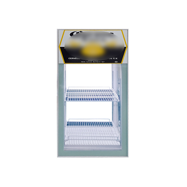 Meisda Sc68G4 68L Commercial upright double glass door beverage display refrigerator for drinks