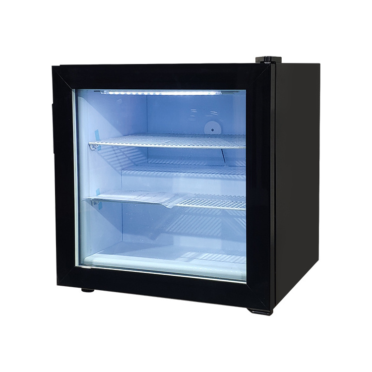 Meisda SD55 Low Power Consumption Showcase Small Table Top Mini Freezer For Supermarket