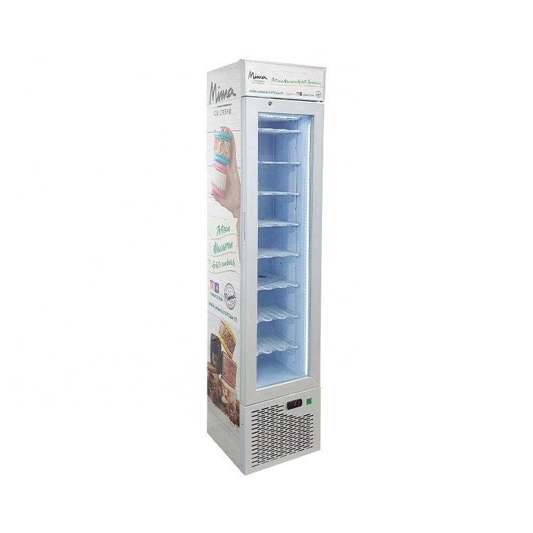 Meisda SD105B 105L Used upright display cabinets ice cream freezer with glass doors