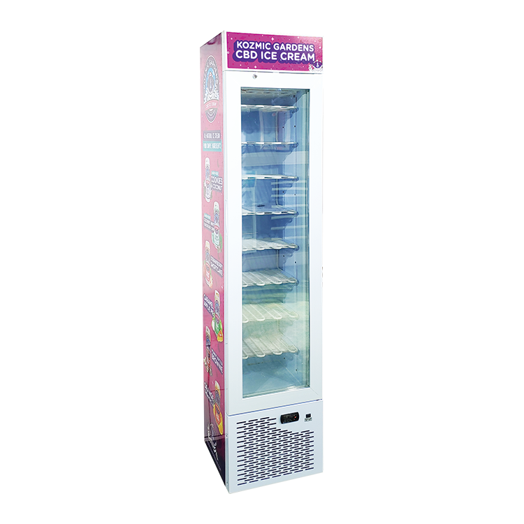 Meisda 105L Upright Slim Ice cream commercial Display Freezer