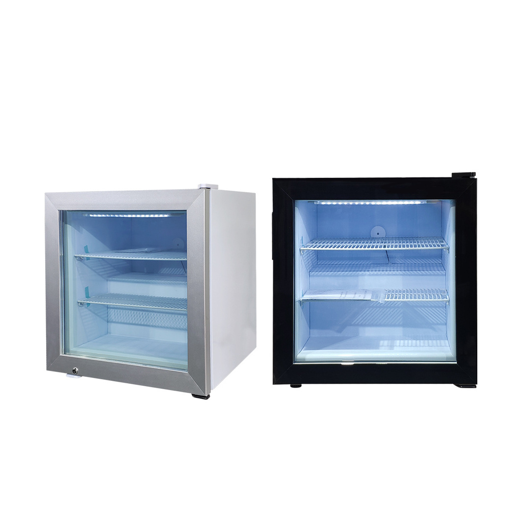 Meisda SD55 Low Power Consumption Showcase Small Table Top Mini Freezer For Supermarket