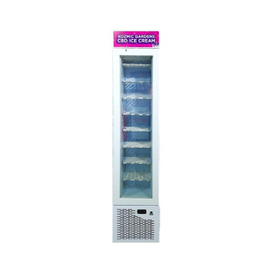 Meisda SD105B 105L Meisda Slim Display Freezer Upright Frost Free Ice Cream Promotion Showcase Freezer