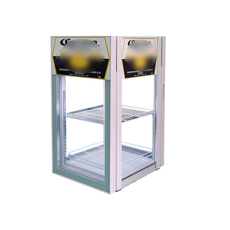 Meisda Sc68G4 68L Commercial upright double glass door beverage display refrigerator for drinks