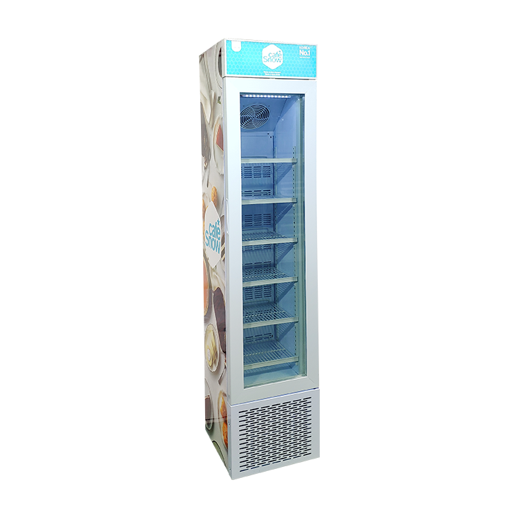 Meisda 105L Upright Slim Ice cream commercial Display Freezer