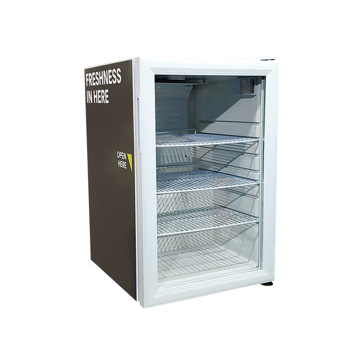 Meisda 68L Hot Sale Small Commercial Display Mini Bar Fridge With Glass Door