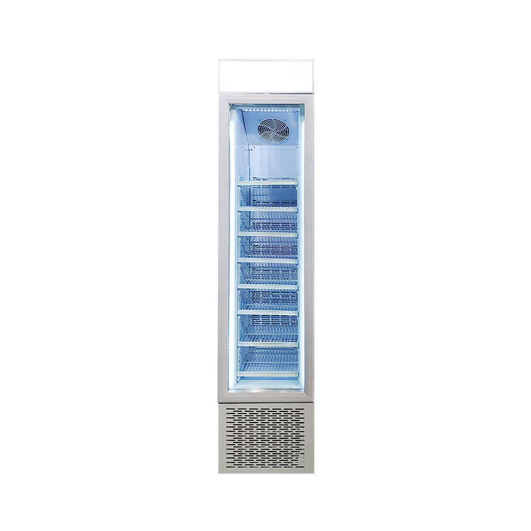 Meisda SD105B 105L Meisda Slim Display Freezer Upright Frost Free Ice Cream Promotion Showcase Freezer