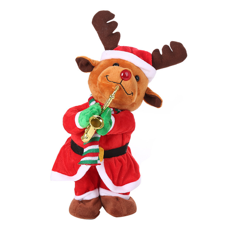 Special offer 2021 christmas  decorations  pet toy  Santa Claus singing dancing pet toys