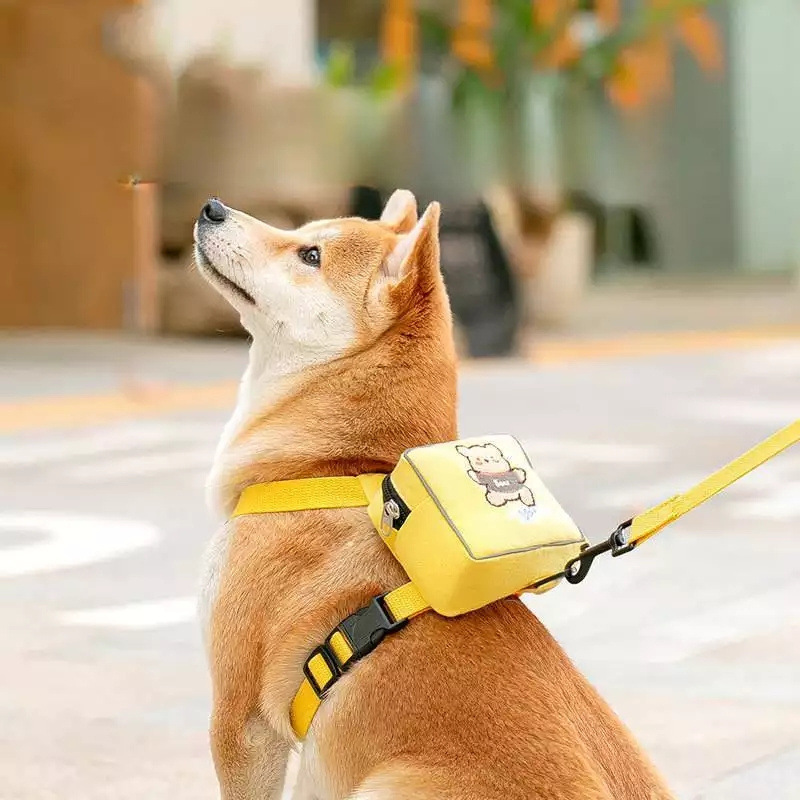 Adjustable diy best walking dog harness vest and leash