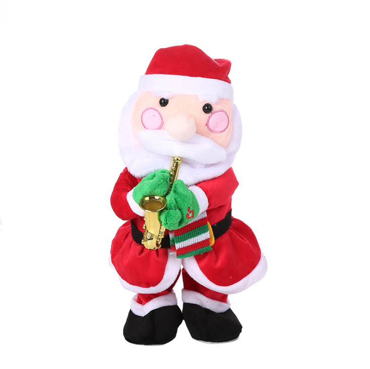 Special offer 2021 christmas  decorations  pet toy  Santa Claus singing dancing pet toys