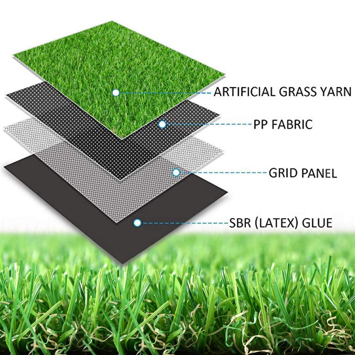 meisen durable Sand infilled artificial grass for outdoor football soccer field high density natural green padel tennis grass