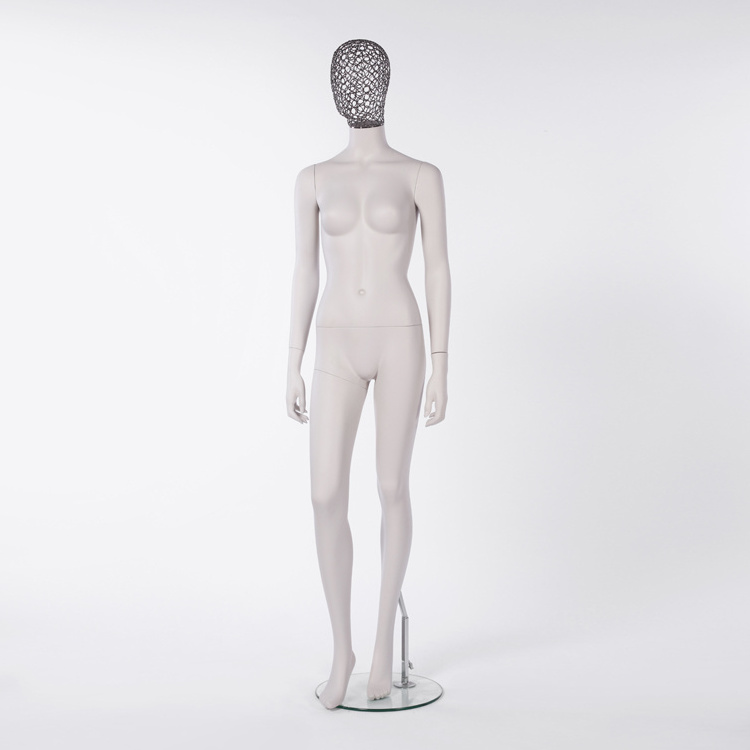 Female Mannequin with iron wire  head