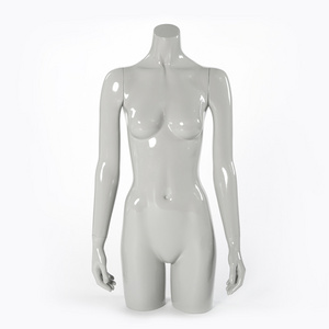 swimwear display female upper body, female mannequin torso