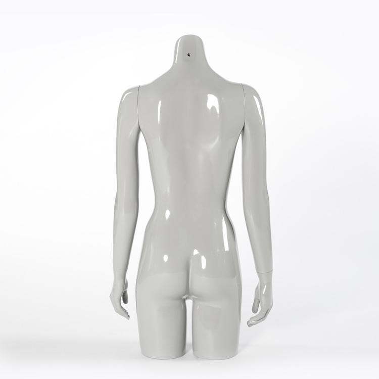 swimwear display female upper body, female mannequin torso