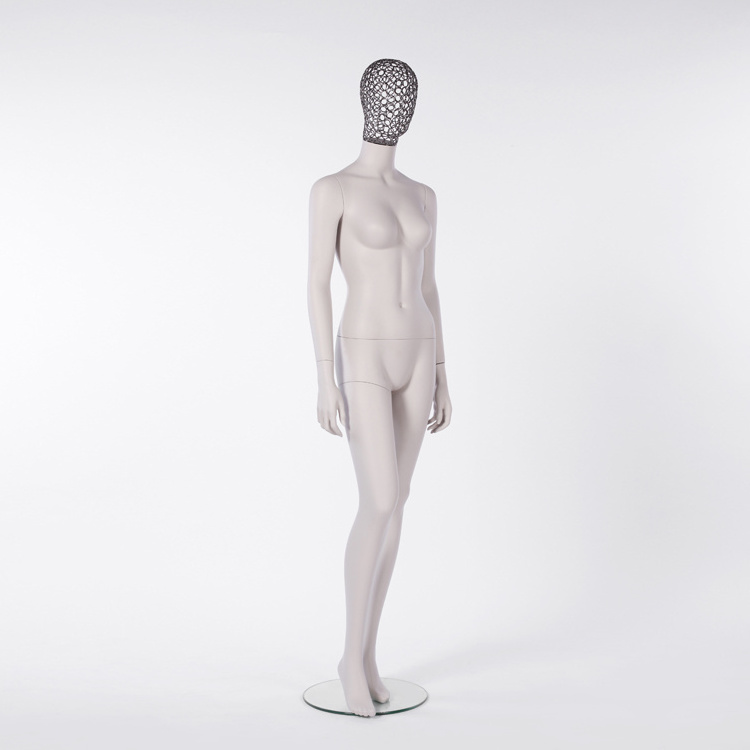 Female Mannequin with iron wire  head