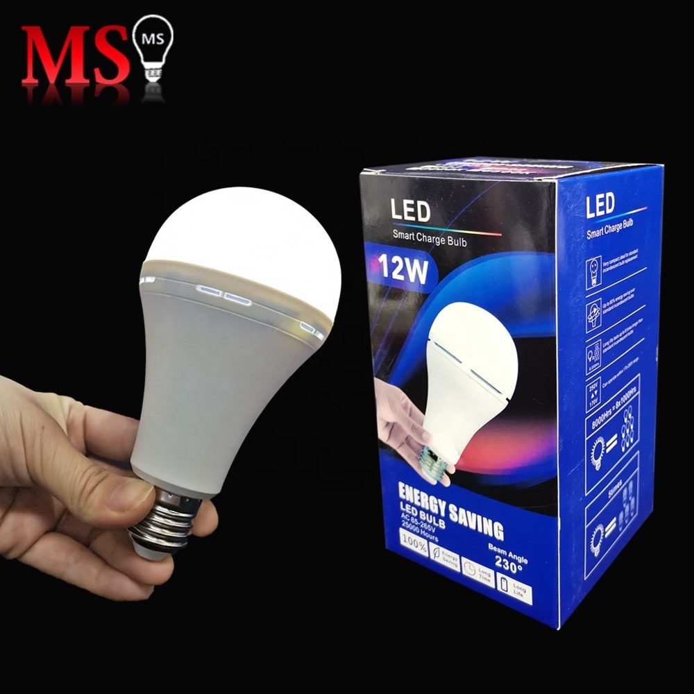 Indoor Hotel Home Portable Emergency Led Bulb Light Led Rechargeable Emergency Led Bulb Lamp