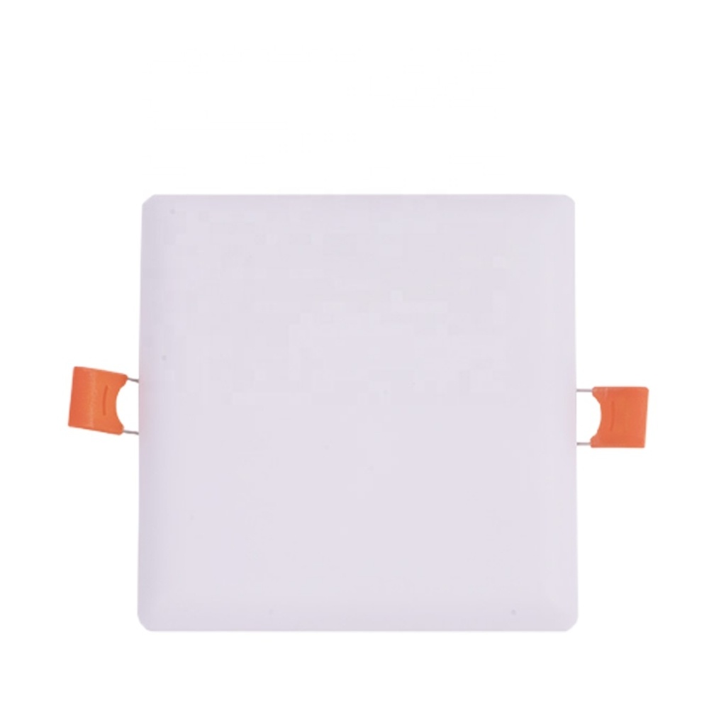 Frameless Recessed Square Round Led Panel Light Manufactures Zhongshan 9w 18w 24w 36w Luminous White Body Lamp Lighting Office