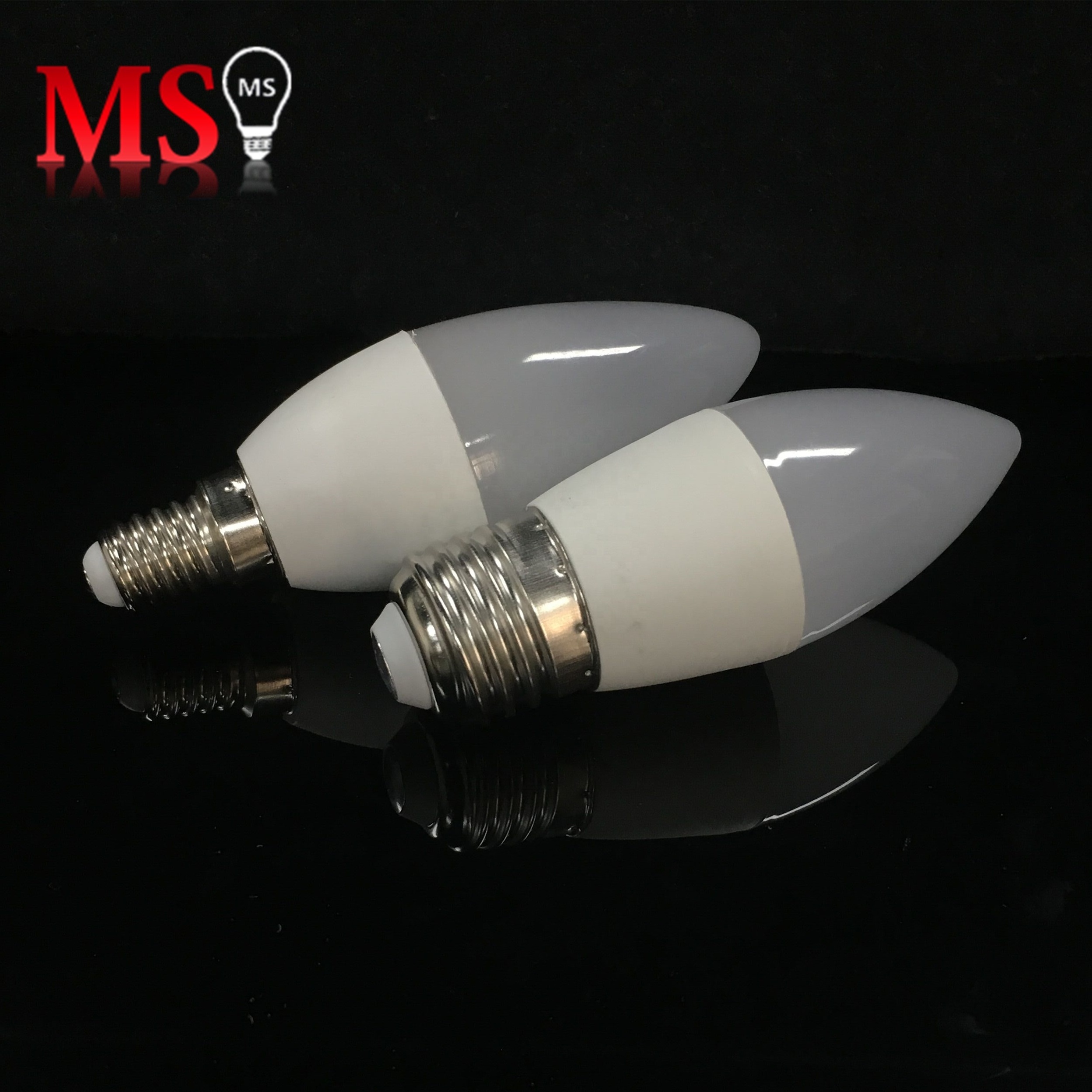 Flame Tip Candle Light Bulbs 220V E27 E14 3W 5W 6W 7W 9W Warmer Filament Candelabra Bombillas LED Candle Light For Chandelier