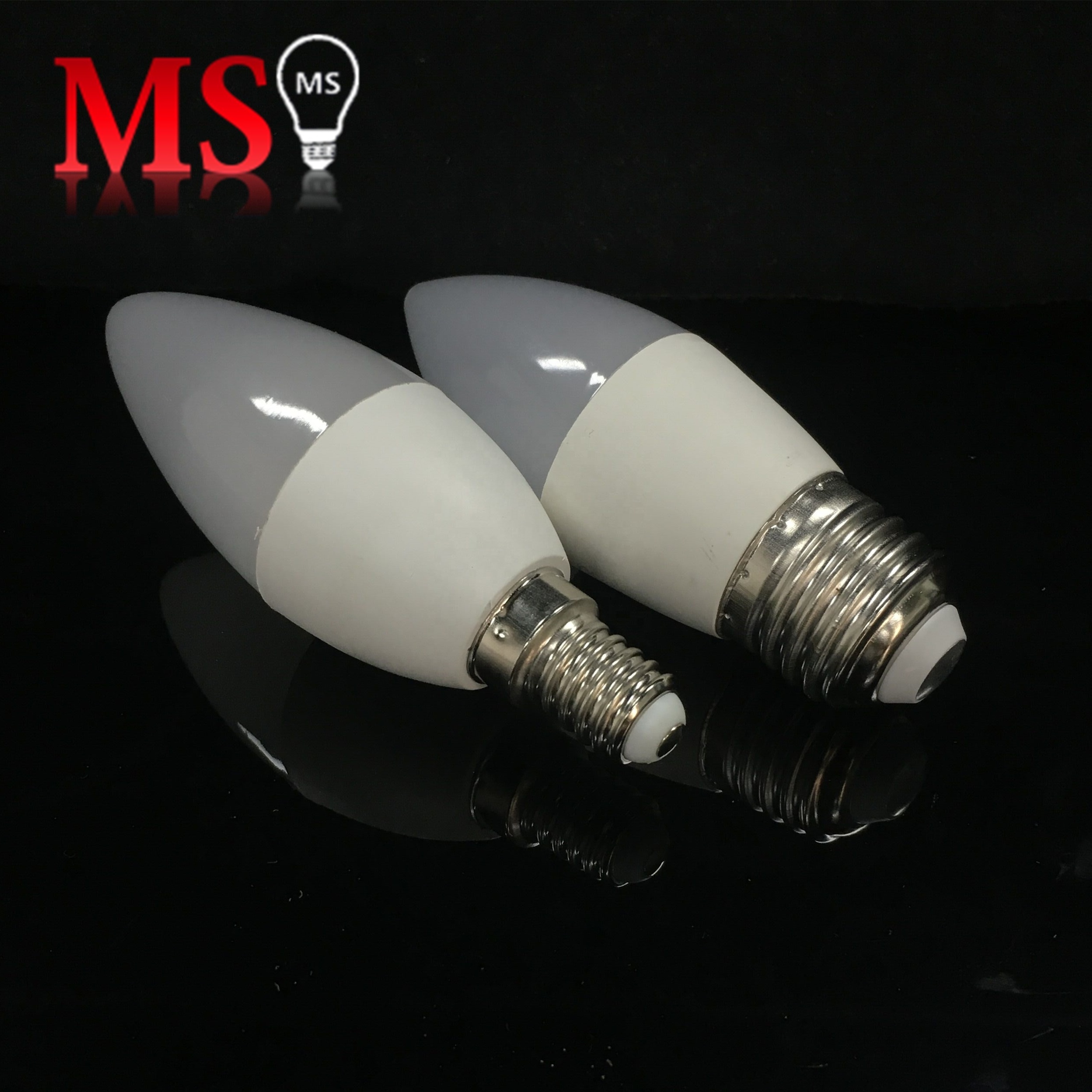 Flame Tip Candle Light Bulbs 220V E27 E14 3W 5W 6W 7W 9W Warmer Filament Candelabra Bombillas LED Candle Light For Chandelier