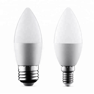 Flame Tip Candle Light Bulbs 220V E27 E14 3W 5W 6W 7W 9W Warmer Filament Candelabra Bombillas LED Candle Light For Chandelier