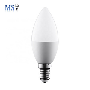 High Quality C37 Candle E14 5W Pc Body Lamp Led Candle Bulb For Home Chandelier